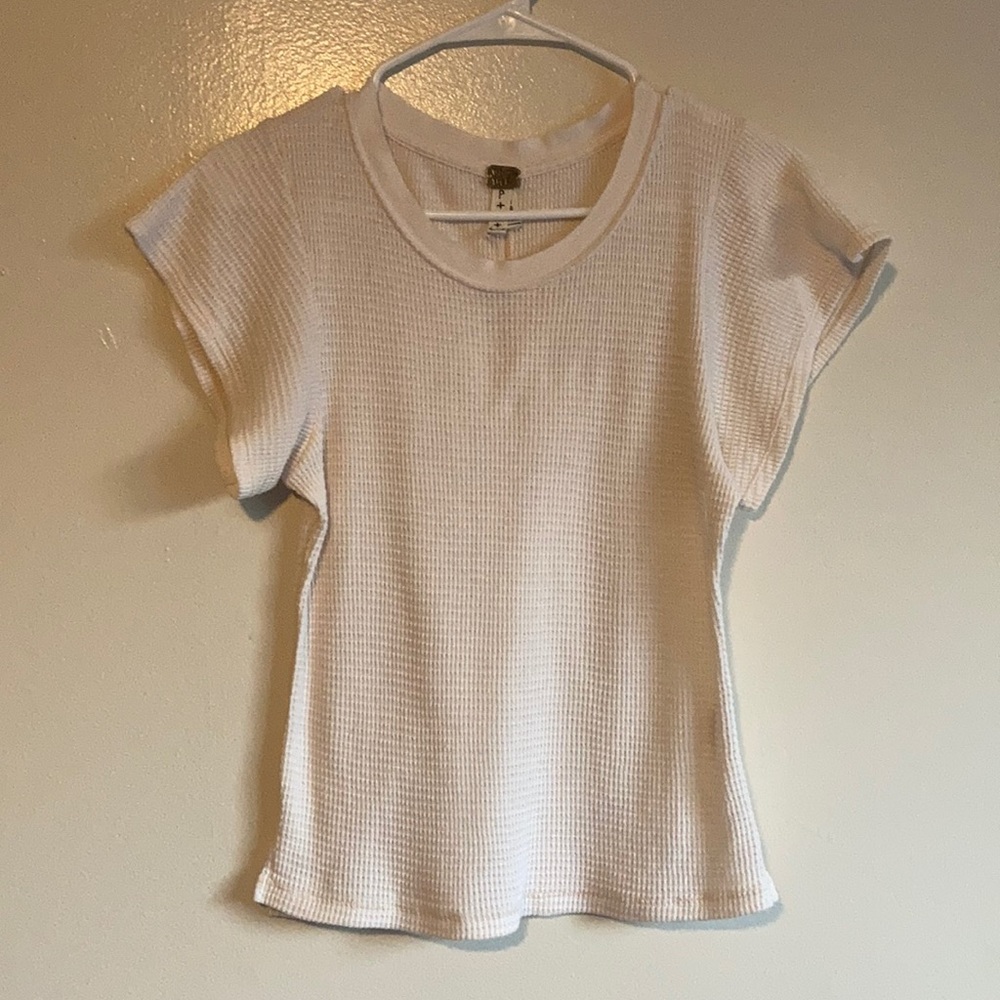 Free people we the free Waffle knit top